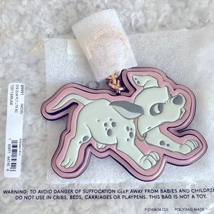 NWT Authentic Coach Disney's 101 Dalmatians Keyring/Bag Charm